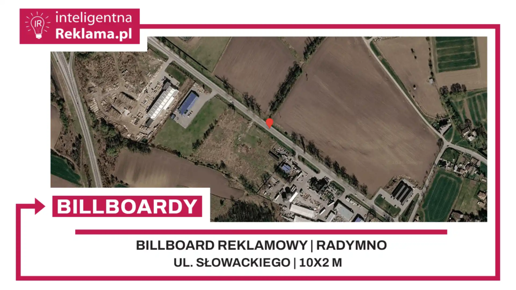 Lokalizacja reklamowa w Radymno przy ul. Słowackiego - powierzchnia 20 m²