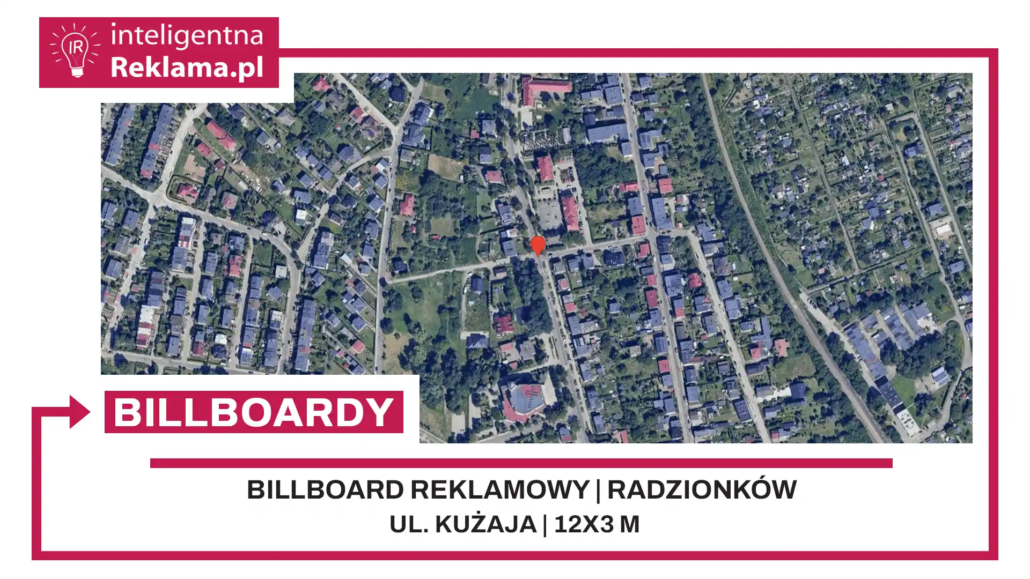 Lokalizacja reklamowa w Radzionków przy ul. Kużaja - powierzchnia 36 m²