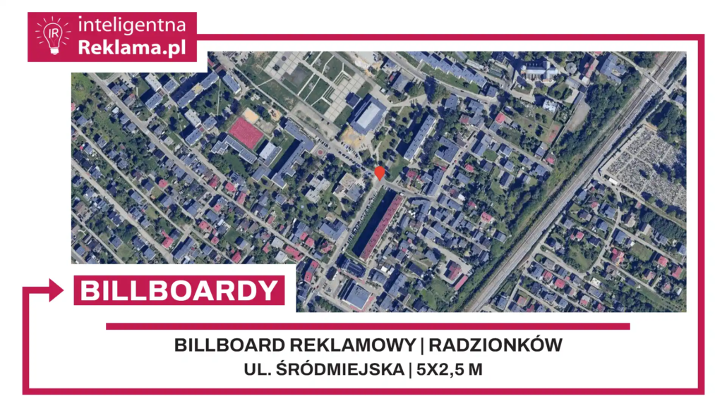 Lokalizacja reklamowa w Radzionków przy ul. Śródmiejska - powierzchnia 12,5 m²