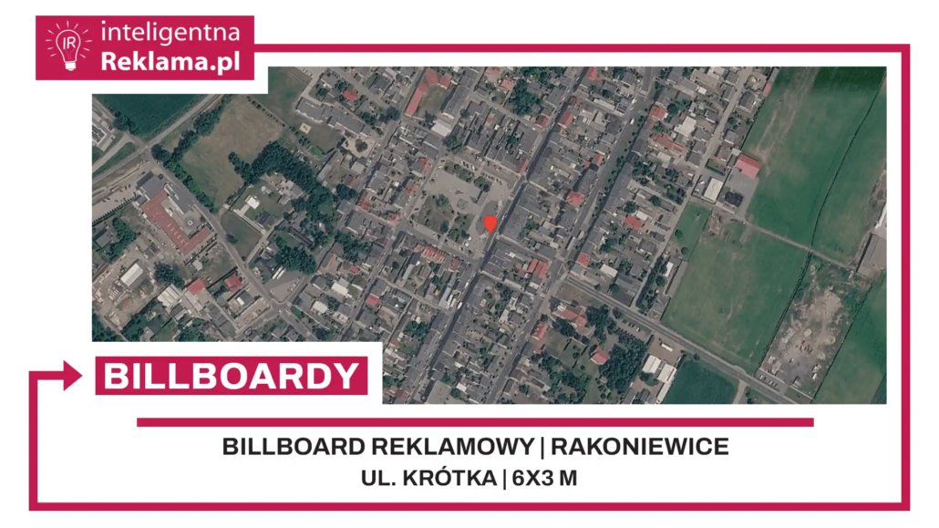 Lokalizacja reklamowa w Rakoniewice przy ul. Krótka - powierzchnia 18 m²