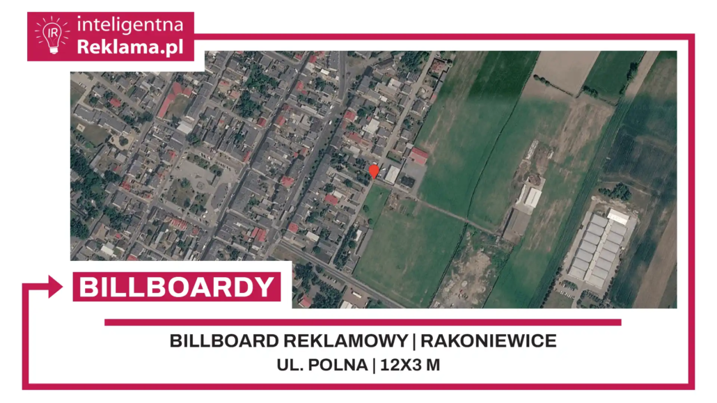 Lokalizacja reklamowa w Rakoniewice przy ul. Polna - powierzchnia 36 m²