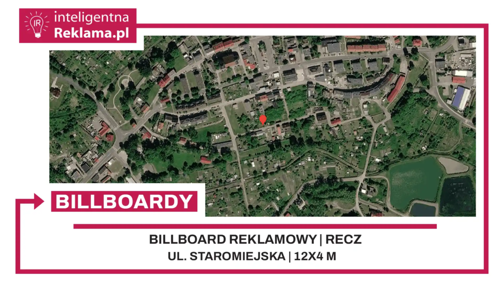 Lokalizacja reklamowa w Recz przy ul. Staromiejska - powierzchnia 48 m²