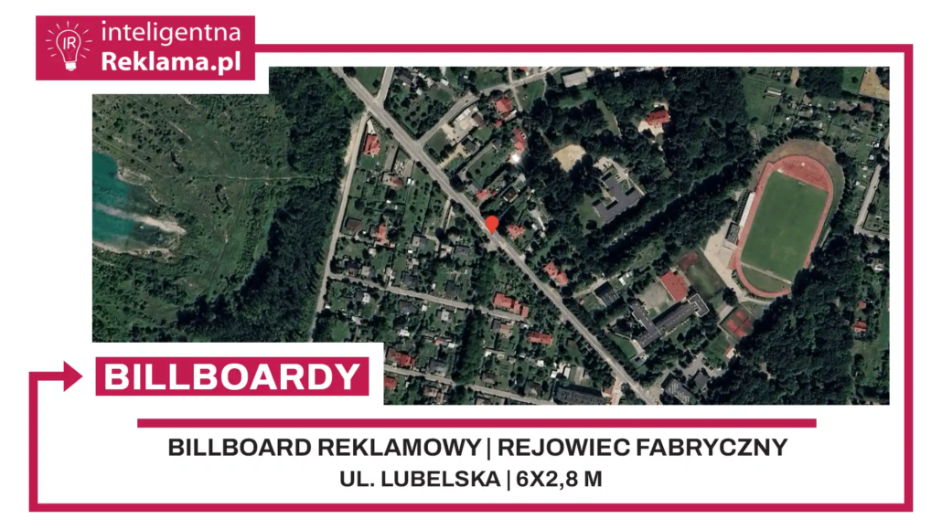 Lokalizacja reklamowa w Rejowiec Fabryczny przy ul. ul. Lubelska - powierzchnia 16,8 m²