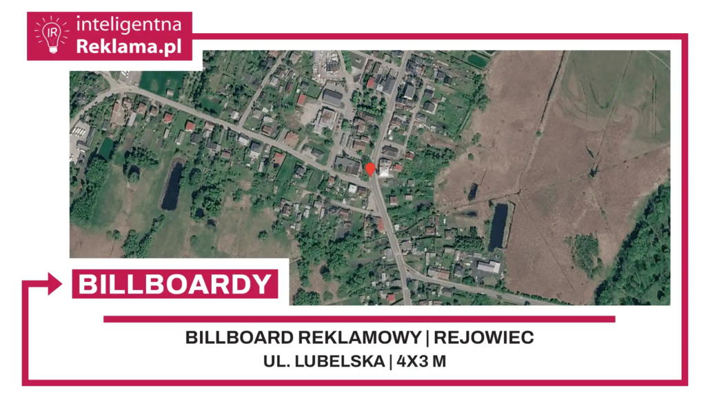 Lokalizacja reklamowa w Rejowiec przy ul. Lubelska - powierzchnia 12 m²