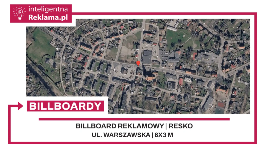 Lokalizacja reklamowa w Resko przy ul. Warszawska - powierzchnia 18 m²