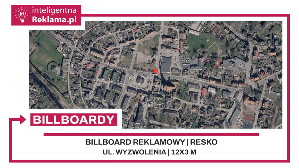 Lokalizacja reklamowa w Resko przy ul. Wyzwolenia - powierzchnia 36 m²