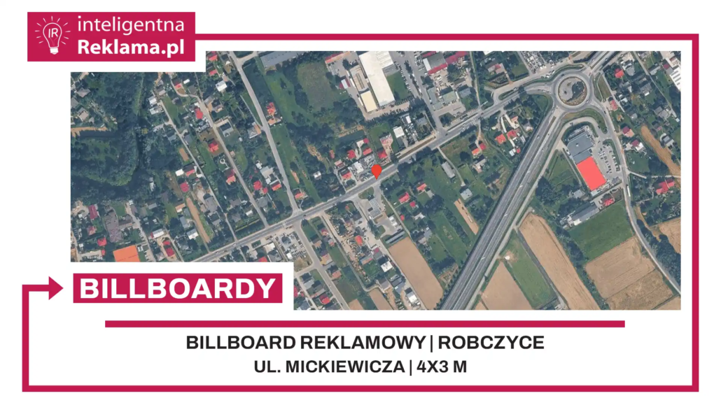 Lokalizacja reklamowa w Robczyce przy ul. Mickiewicza - powierzchnia 12 m²