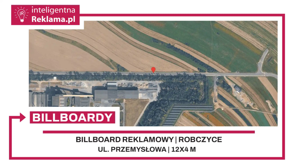 Lokalizacja reklamowa w Robczyce przy ul. Przemysłowa - powierzchnia 48 m²