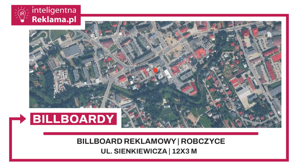 Lokalizacja reklamowa w Robczyce przy ul. Sienkiewicza - powierzchnia 36 m²