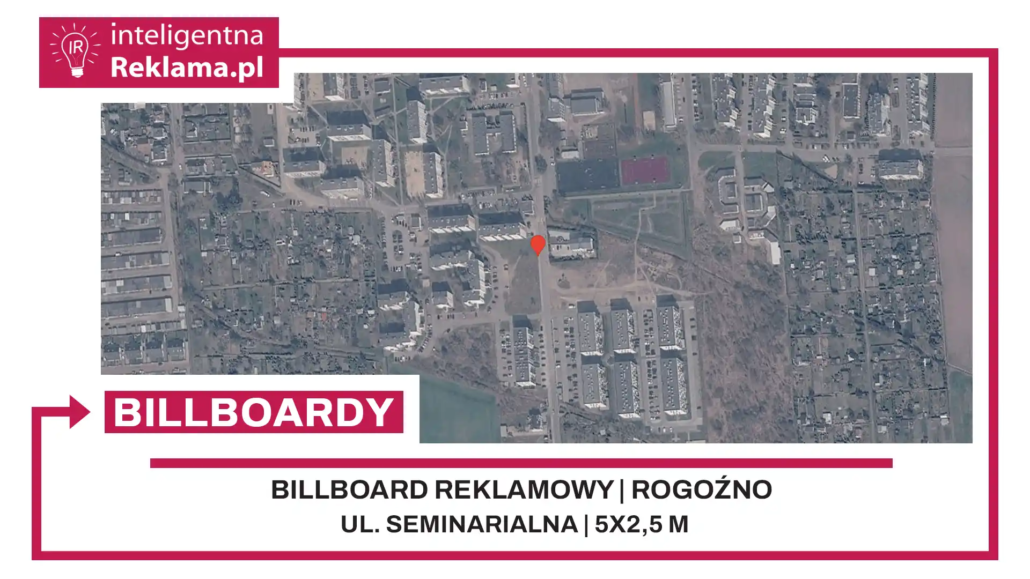 Lokalizacja reklamowa w Rogoźno przy ul. Seminarialna - powierzchnia 12,5 m²
