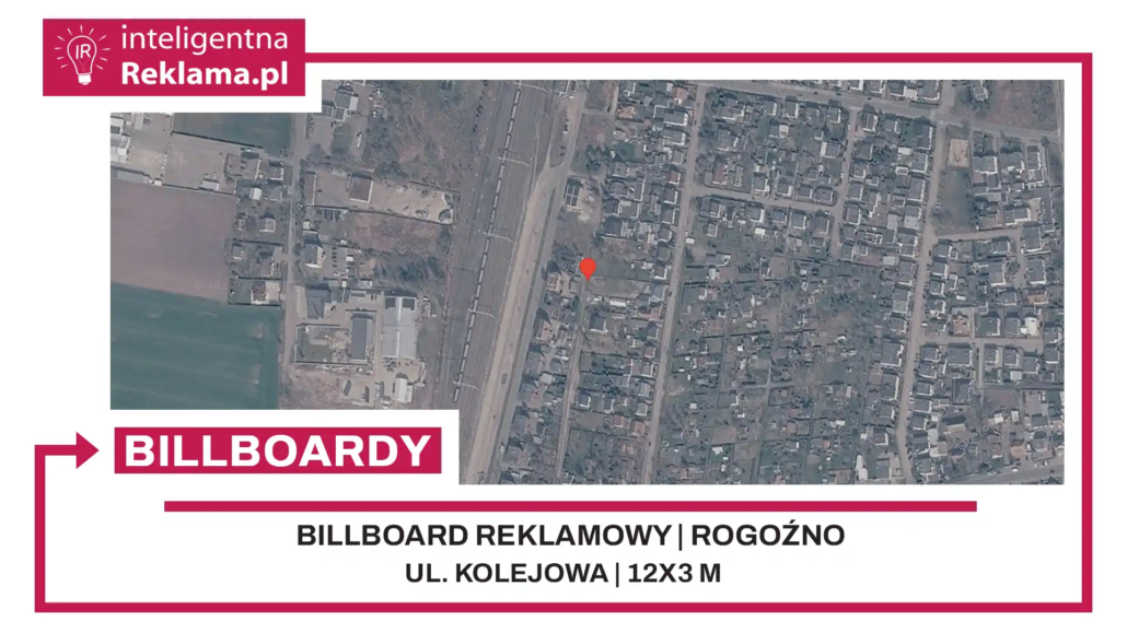 Lokalizacja reklamowa w Rogoźno przy ul. ul. Kolejowa - powierzchnia 36 m²