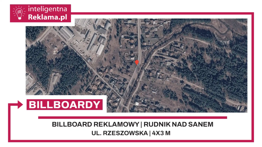 Lokalizacja reklamowa w Rudnik nad Sanem przy ul. Rzeszowska - powierzchnia 12 m²