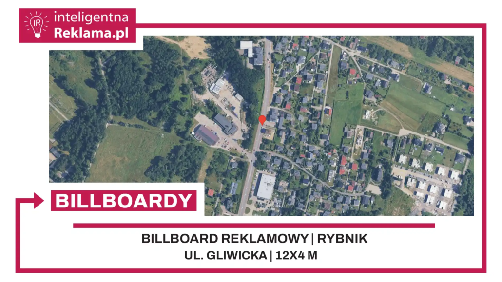 Lokalizacja reklamowa w Rybnik przy ul. ul. Gliwicka - powierzchnia 48 m²