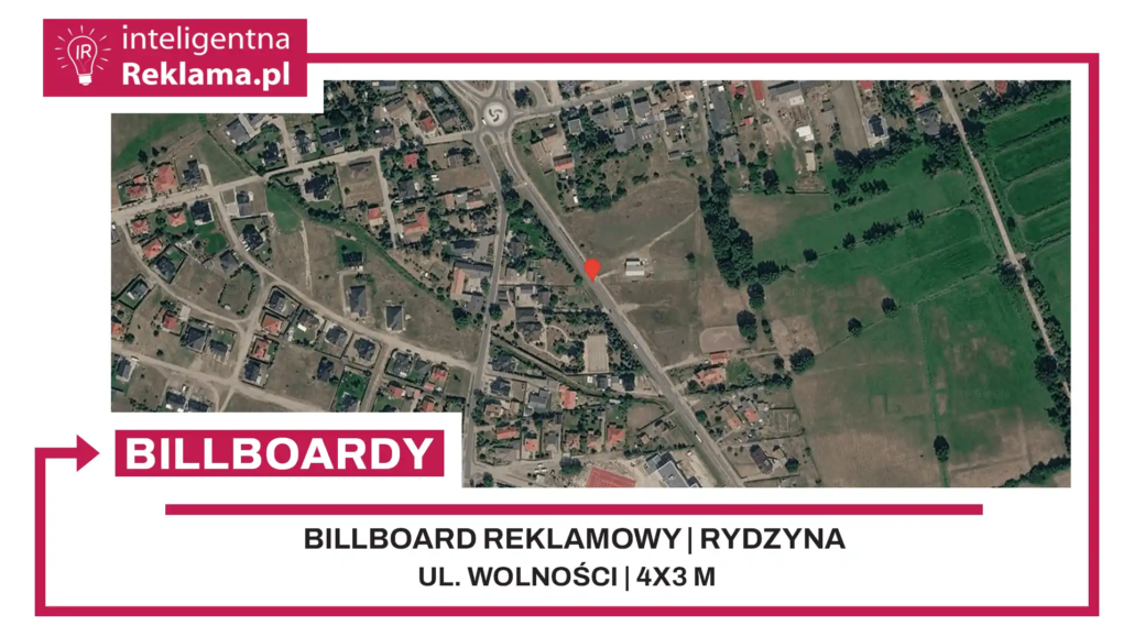 Lokalizacja reklamowa w Rydzyna przy ul. Wolności - powierzchnia 12 m²
