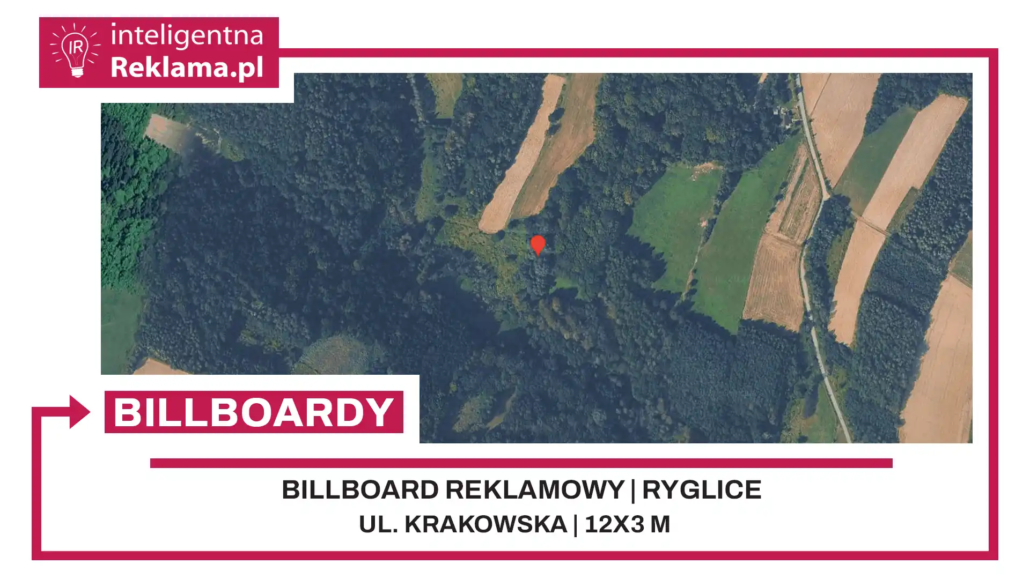 Lokalizacja reklamowa w Ryglice przy ul. Krakowska - powierzchnia 36 m²