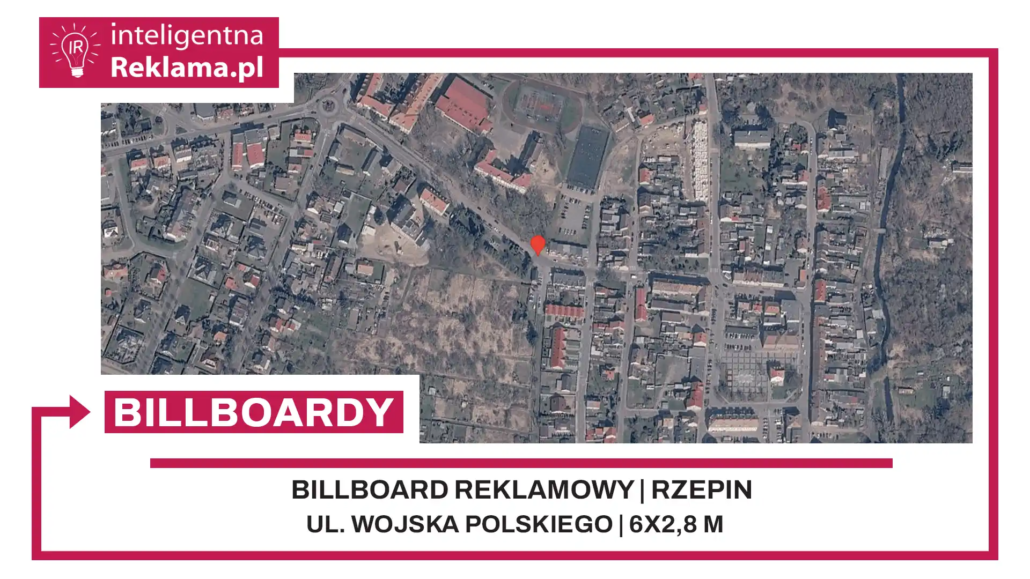 Lokalizacja reklamowa w Rzepin przy ul. ul. Wojska Polskiego - powierzchnia 16,8 m²