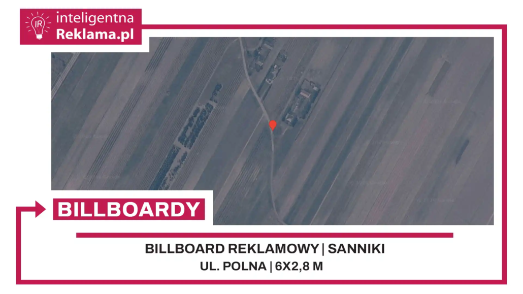 Lokalizacja reklamowa w Sanniki przy ul. Polna - powierzchnia 16,8 m²