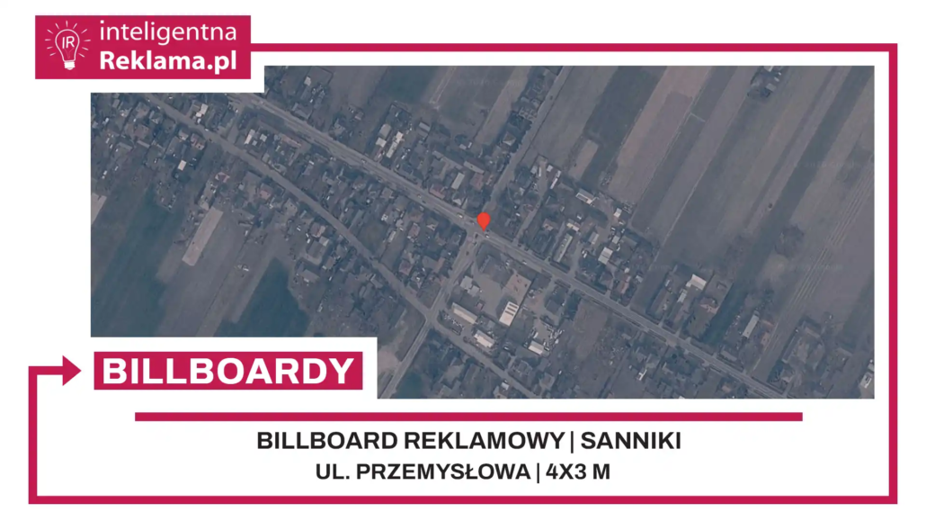 Lokalizacja reklamowa w Sanniki przy ul. Przemysłowa - powierzchnia 12 m²