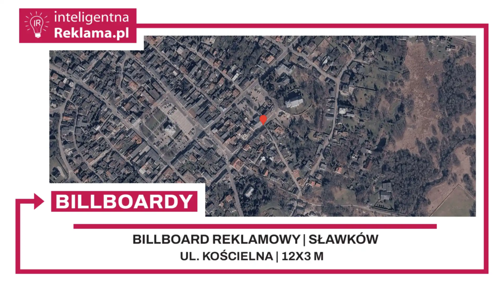 Lokalizacja reklamowa w Sławków przy ul. Kościelna - powierzchnia 36 m²