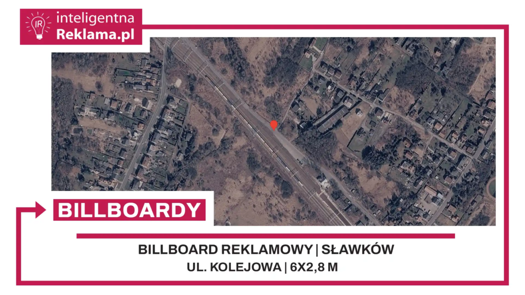 Lokalizacja reklamowa w Sławków przy ul. ul. Kolejowa - powierzchnia 16,8 m²