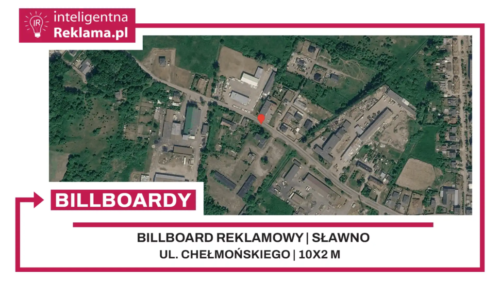 Lokalizacja reklamowa w Sławno przy ul. Chełmońskiego - powierzchnia 20 m²