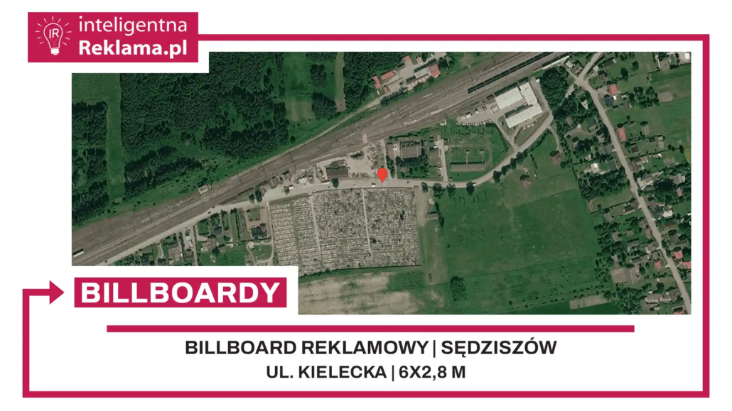 Lokalizacja reklamowa w Sędziszów przy ul. Kielecka - powierzchnia 16,8 m²