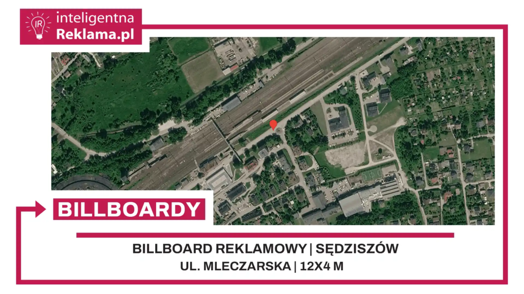 Lokalizacja reklamowa w Sędziszów przy ul. Mleczarska - powierzchnia 48 m²