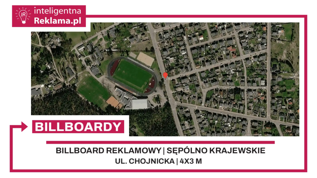 Lokalizacja reklamowa w Sępólno Krajewskie przy ul. Chojnicka - powierzchnia 12 m²