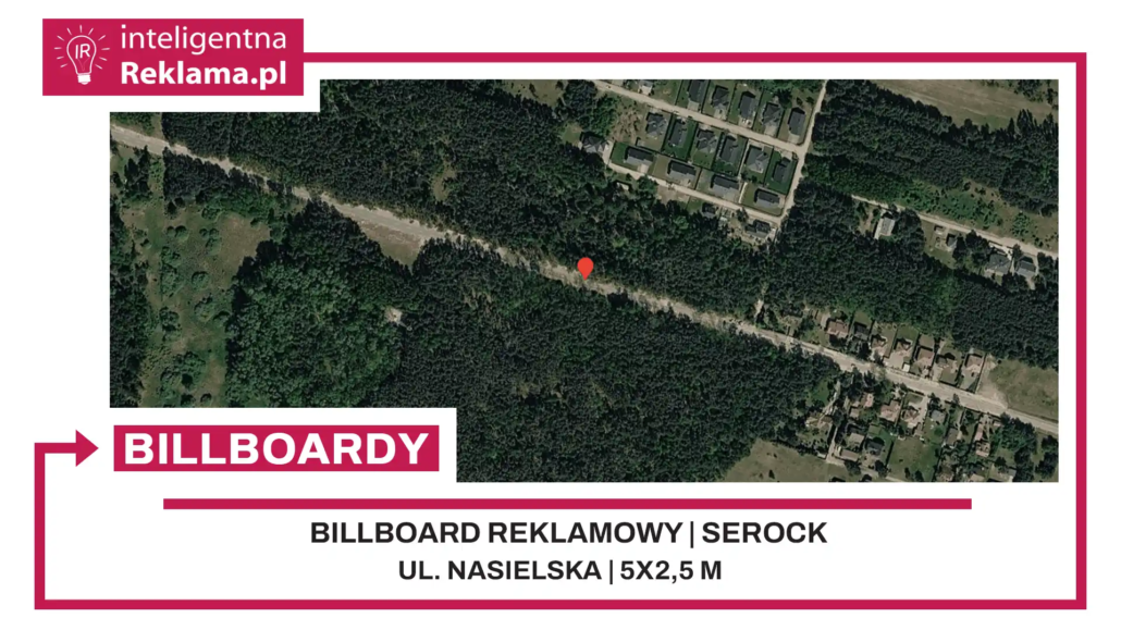 Lokalizacja reklamowa w Serock przy ul. ul. Nasielska - powierzchnia 12,5 m²
