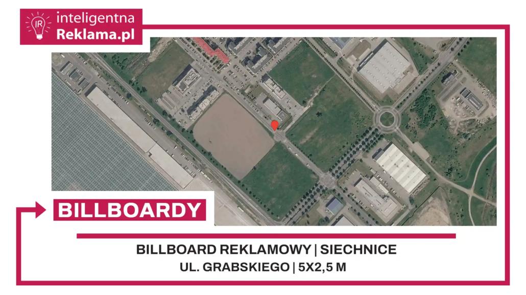 Lokalizacja reklamowa w Siechnice przy ul. ul. Grabskiego - powierzchnia 12,5 m²