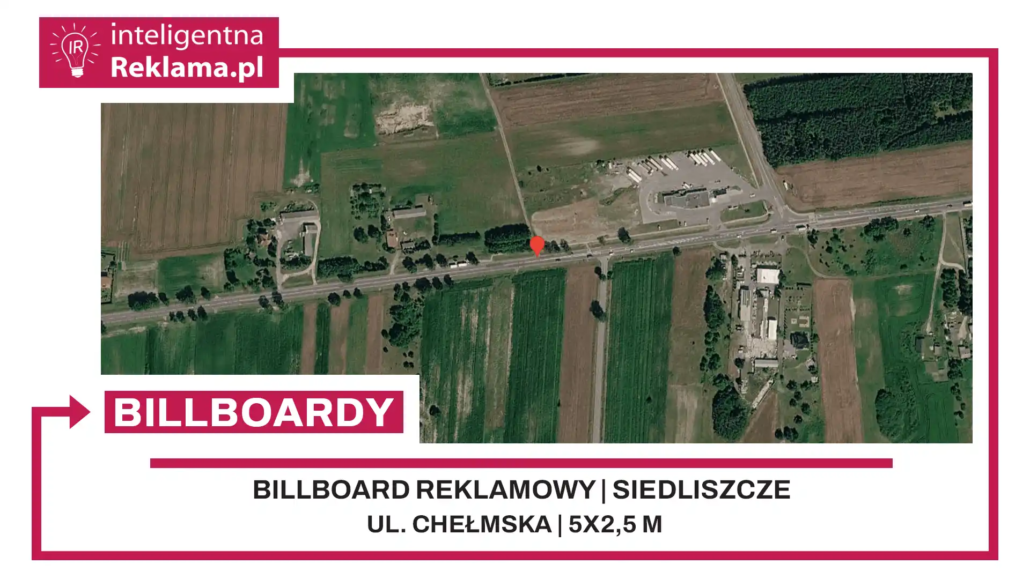 Lokalizacja reklamowa w Siedliszcze przy ul. Chełmska - powierzchnia 12,5 m²