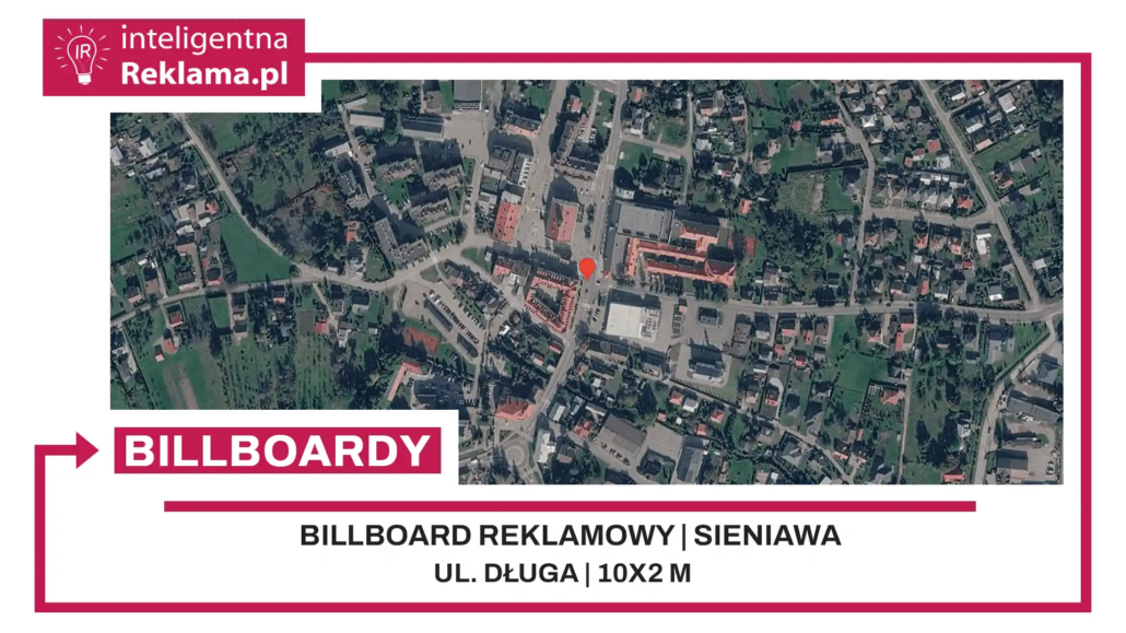 Lokalizacja reklamowa w Sieniawa przy ul. Długa - powierzchnia 20 m²
