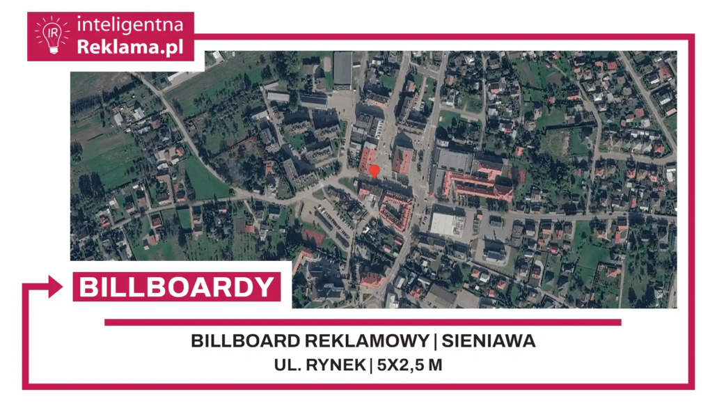Lokalizacja reklamowa w Sieniawa przy ul. ul. Rynek - powierzchnia 12,5 m²