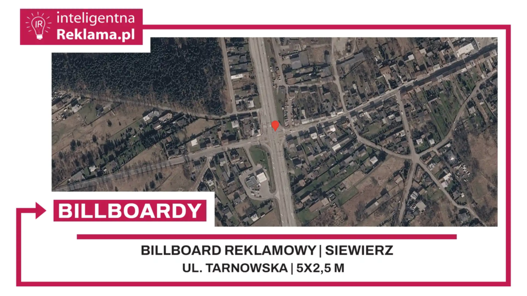 Lokalizacja reklamowa w Siewierz przy ul. Tarnowska - powierzchnia 12,5 m²