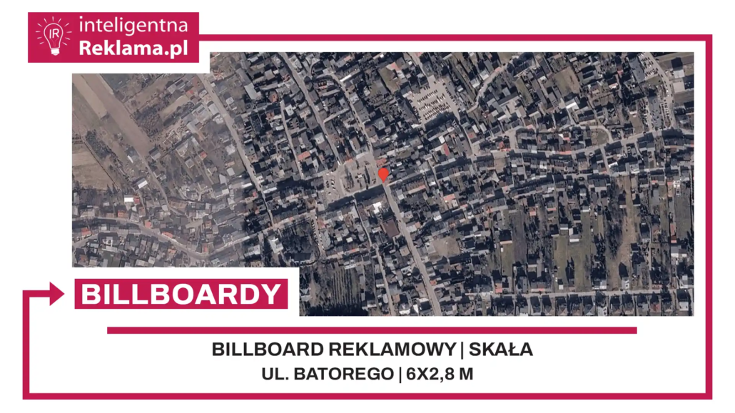 Lokalizacja reklamowa w Skała przy ul. Batorego - powierzchnia 16,8 m²