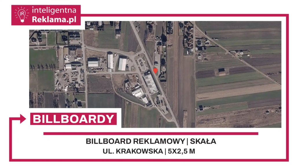 Lokalizacja reklamowa w Skała przy ul. Krakowska - powierzchnia 12,5 m²