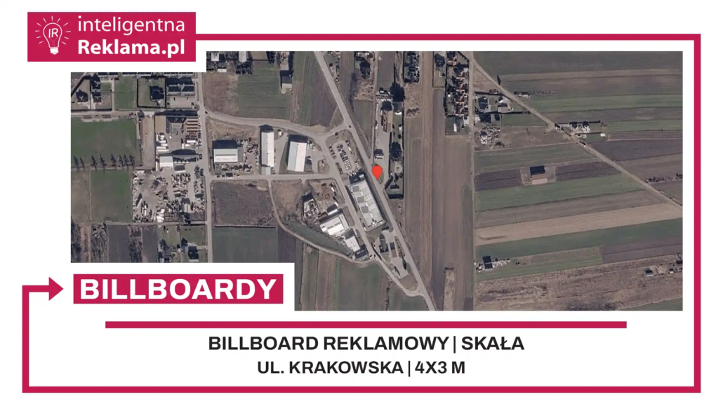 Lokalizacja reklamowa w Skała przy ul. ul. Krakowska - powierzchnia 12 m²