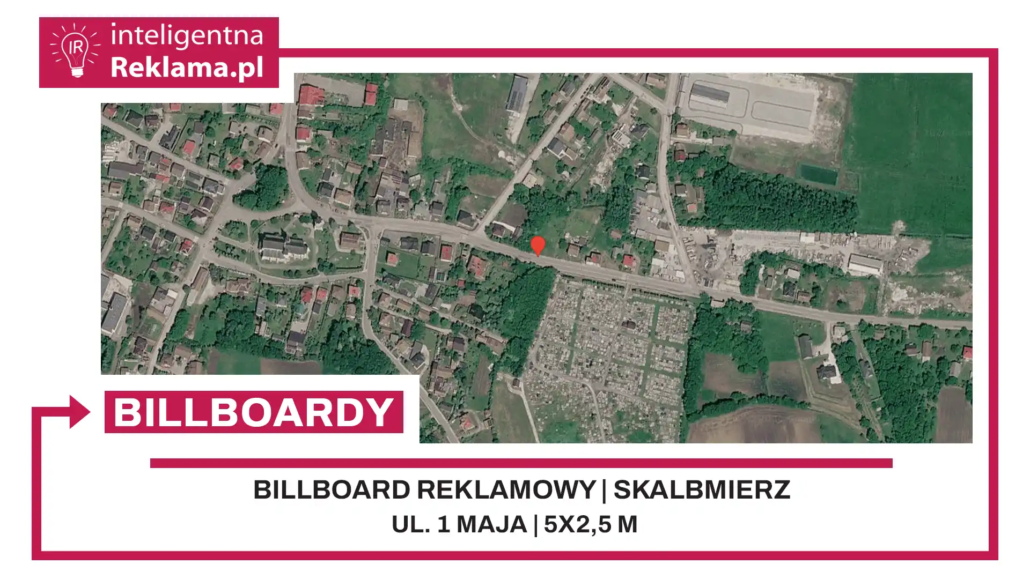 Lokalizacja reklamowa w Skalbmierz przy ul. 1 maja - powierzchnia 12,5 m²