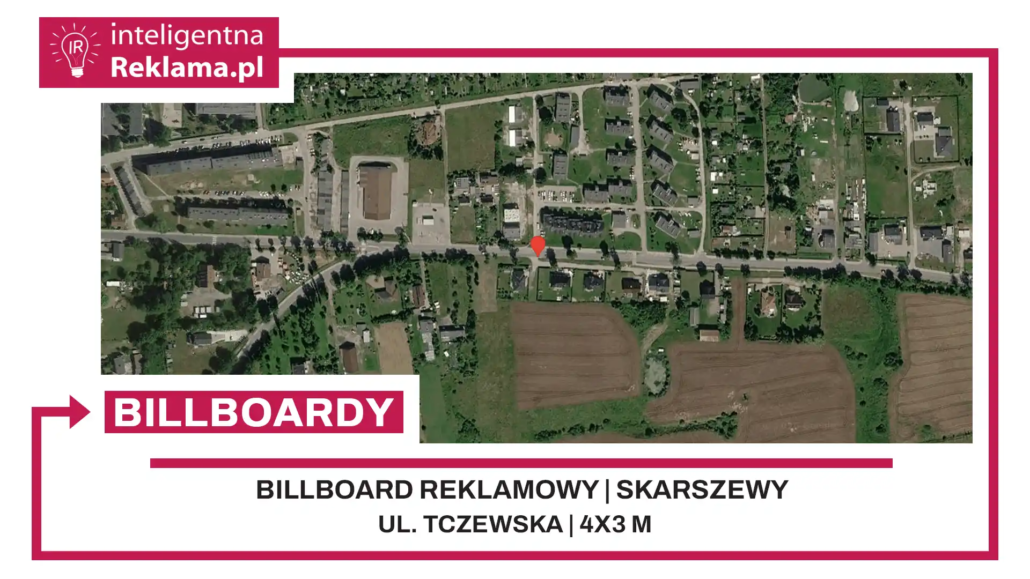 Lokalizacja reklamowa w Skarszewy przy ul. Tczewska - powierzchnia 12 m²