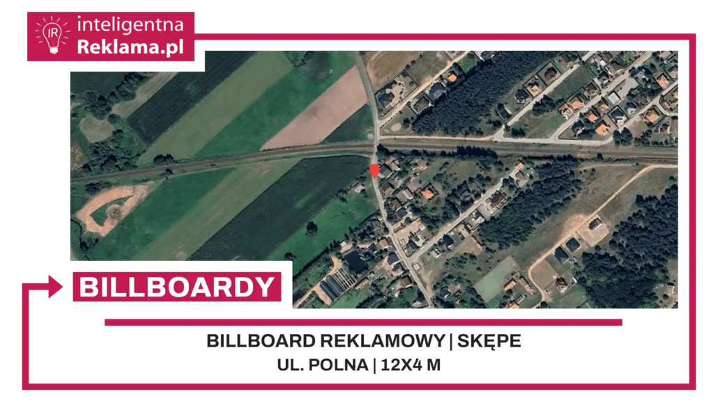 Lokalizacja reklamowa w Skępe przy ul. Polna - powierzchnia 48 m²