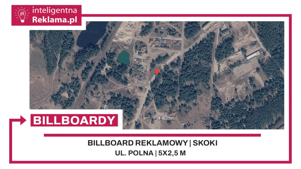 Lokalizacja reklamowa w Skoki przy ul. Polna - powierzchnia 12,5 m²