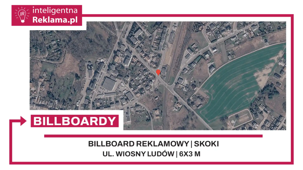 Lokalizacja reklamowa w Skoki przy ul. ul. Wiosny Ludów - powierzchnia 18 m²