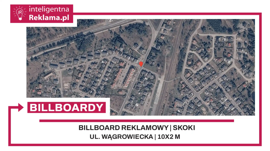 Lokalizacja reklamowa w Skoki przy ul. Wągrowiecka - powierzchnia 20 m²