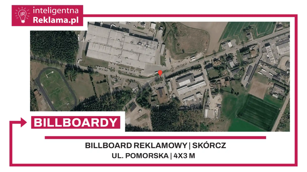 Lokalizacja reklamowa w Skórcz przy ul. Pomorska - powierzchnia 12 m²