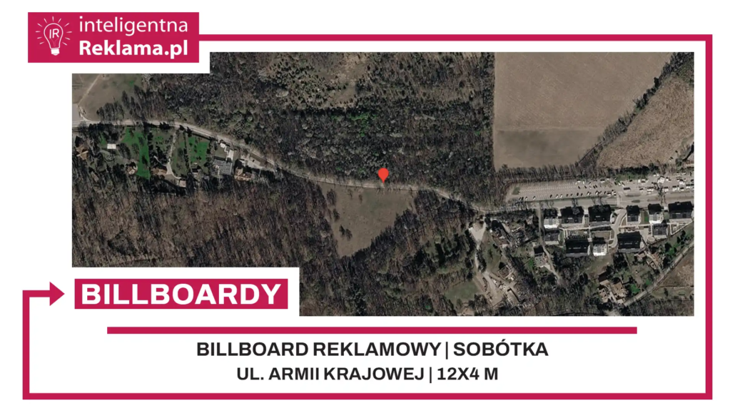 Lokalizacja reklamowa w Sobótka przy ul. Armii Krajowej - powierzchnia 48 m²
