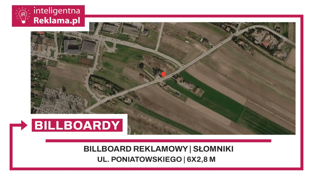Lokalizacja reklamowa w Słomniki przy ul. Poniatowskiego - powierzchnia 16,8 m²