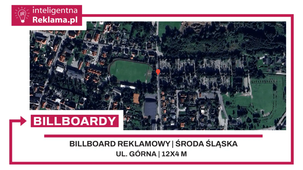 Lokalizacja reklamowa w Środa Śląska przy ul. Górna - powierzchnia 48 m²