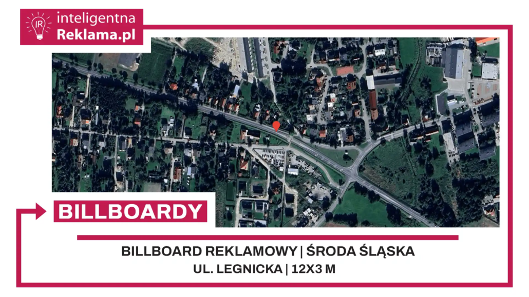 Lokalizacja reklamowa w Środa Śląska przy ul. Legnicka - powierzchnia 36 m²