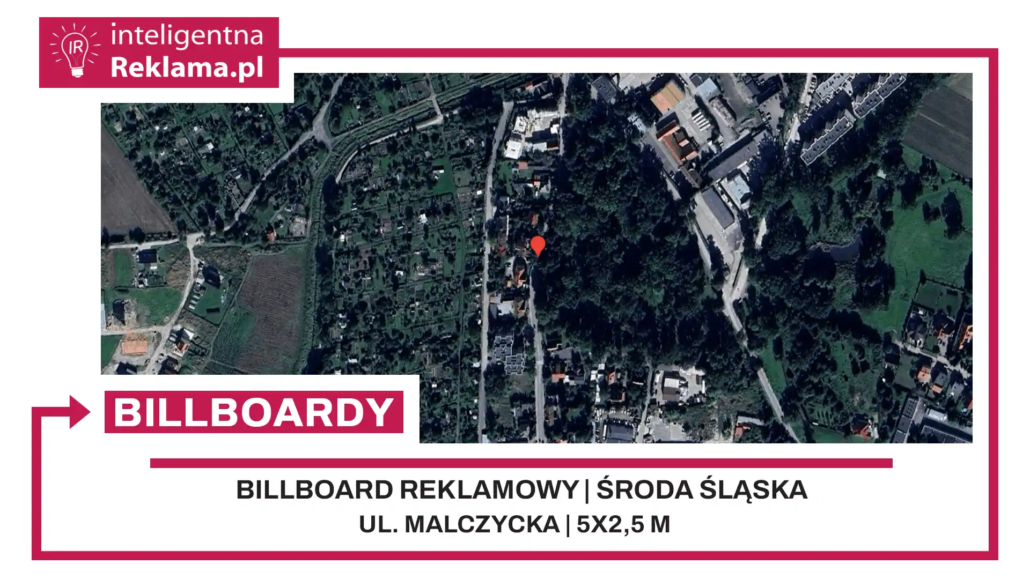 Lokalizacja reklamowa w Środa Śląska przy ul. Malczycka - powierzchnia 12,5 m²