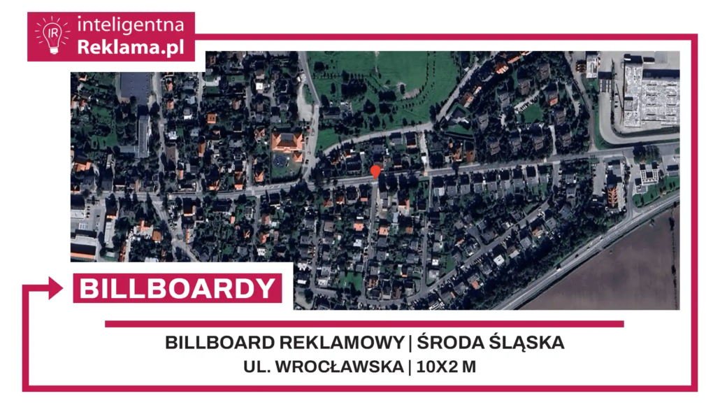 Lokalizacja reklamowa w Środa Śląska przy ul. ul. Wrocławska - powierzchnia 20 m²